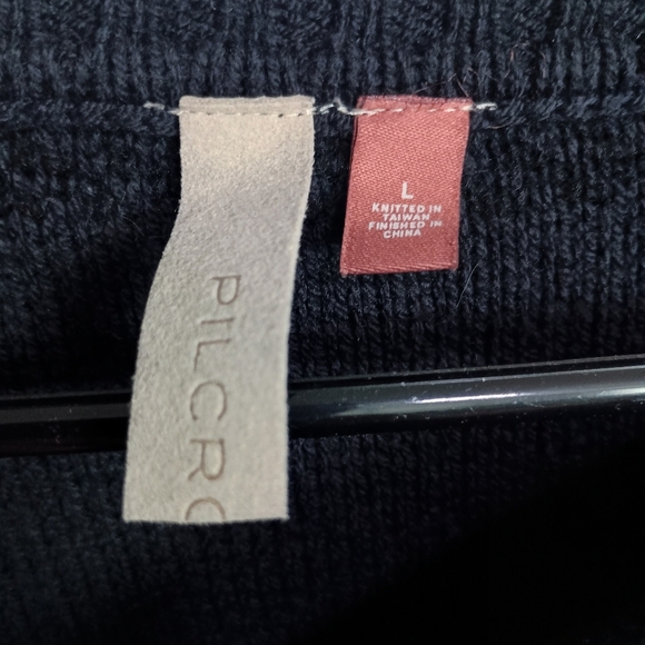 Anthropologie Pilcro Black Ruffled Women's Sweater_Large - Picture 5 of 6